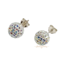 Ezüst Kristályos Stekkeres Fülbevaló EE 132962
