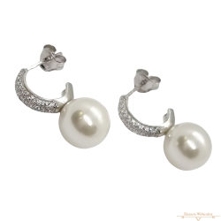 Ezüst Stekkeres Fülbevaló AGM 136853