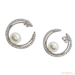 Ezüst Stekkeres Fülbevaló AGM 136849