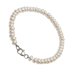 Tenyésztett Gyöngy Karlánc (méret:19) AG 41954