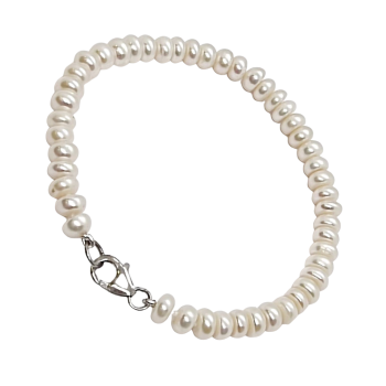 Tenyésztett Gyöngy Karlánc (méret:19) AG 41954