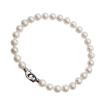 Tenyésztett Gyöngy Karlánc (méret:19,5) SIH 139208