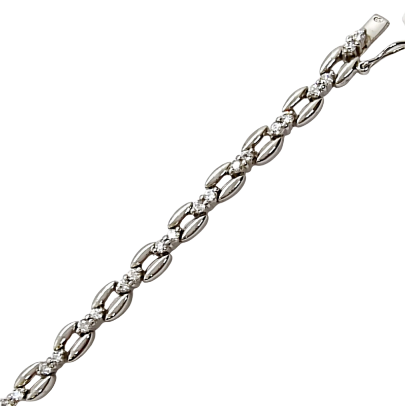 Ezüst Karlánc Női (méret:18) RS 130073