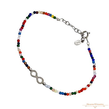 Ezüst Óra Kísérő Karkötő SC 135182