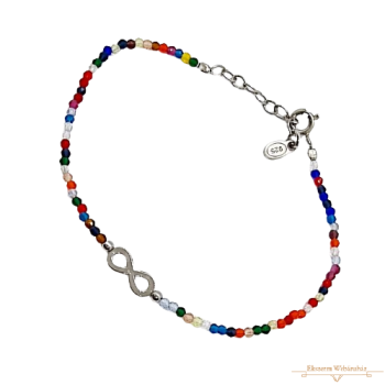 Ezüst Óra Kísérő Karkötő SC 135182