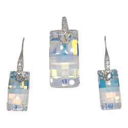 Swarovski Kristályos Ezüst Garnitúra AG 139146 Swarovski Kristályos Ezüst Garnitúra AG 139146