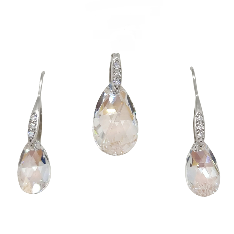 Swarovski Kristályos Ezüst Garnitúra AG 139148 Swarovski Kristályos Ezüst Garnitúra AG 139148