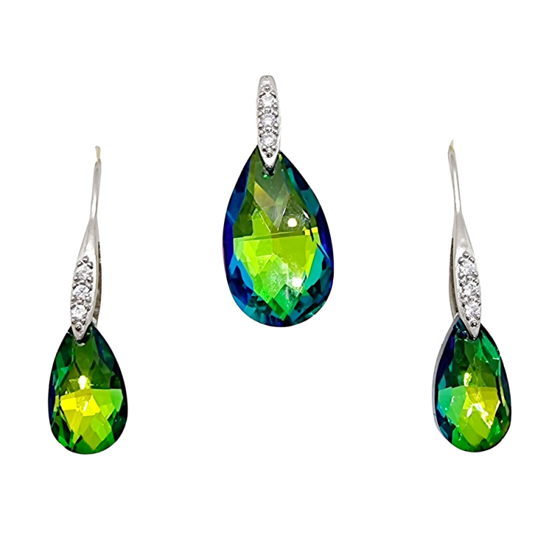 Swarovski Kristályos Ezüst Garnitúra AG 139381 Swarovski Kristályos Ezüst Garnitúra AG 139381