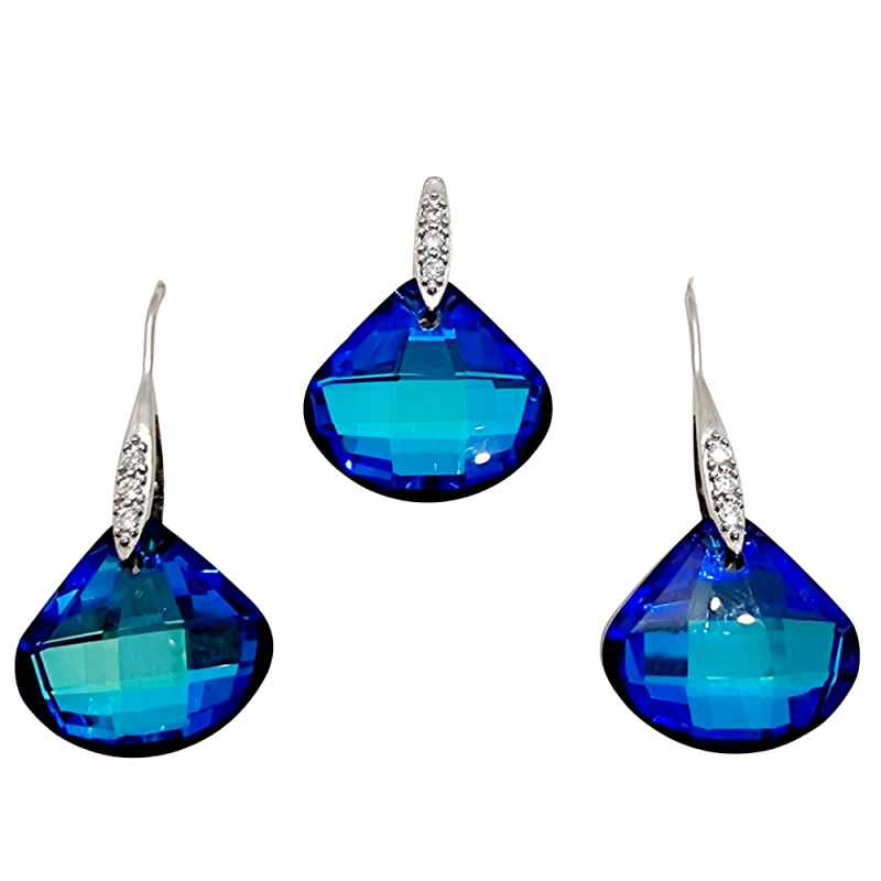 Swarovski Kristályos Ezüst Garnitúra AG 139383 Swarovski Kristályos Ezüst Garnitúra AG 139383