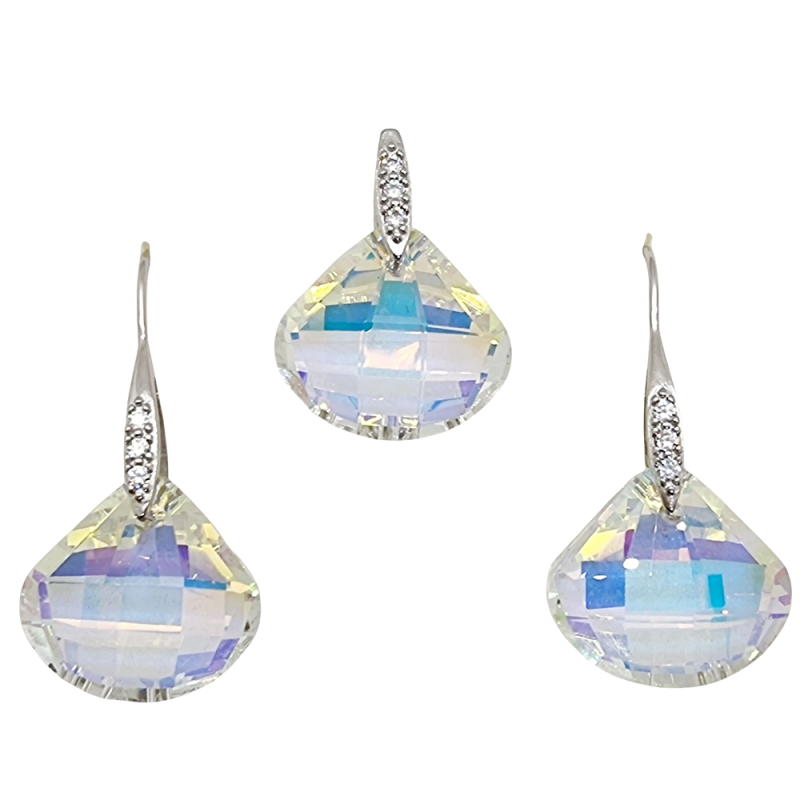 Swarovski Kristályos Ezüst Garnitúra AG 139384 Swarovski Kristályos Ezüst Garnitúra AG 139384