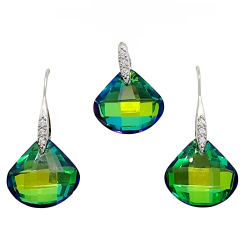 Swarovski Kristályos Ezüst Garnitúra AG 139388 Swarovski Kristályos Ezüst Garnitúra AG 139388