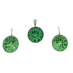 Swarovski Kristályos Ezüst Garnitúra AG 139392 Swarovski Kristályos Ezüst Garnitúra AG 139392