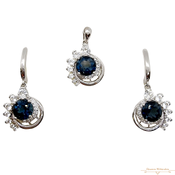 Ezüst Valódi Köves Garnitúra SC 135233 Ezüst Valódi Köves Garnitúra SC 135233