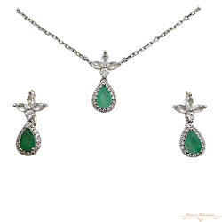 Ezüst Valódi Köves Garnitúra SC 135243 Ezüst Valódi Köves Garnitúra SC 135243