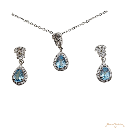 Ezüst Valódi Köves Garnitúra SC 135244 Ezüst Valódi Köves Garnitúra SC 135244