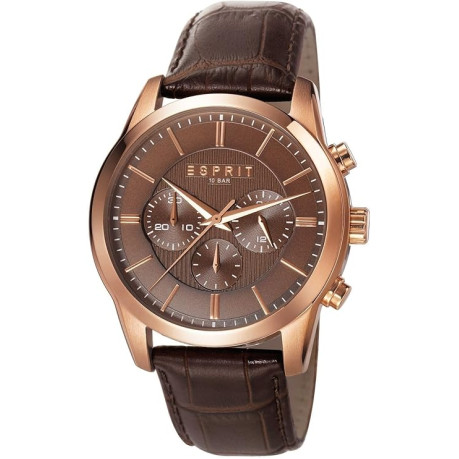 ESPRIT Férfi Karóra ES106841004 Relay Rosegold Brown