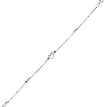 Fehérarany Bokalánc (méret:25,5) AU 94560