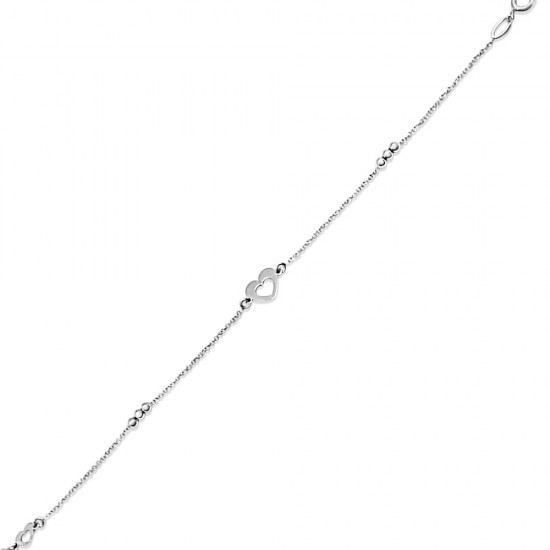 Fehérarany Bokalánc (méret:25,5) AU 94560