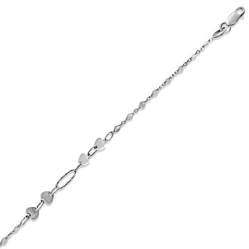 Fehérarany Bokalánc (méret:25,5) AU 94561