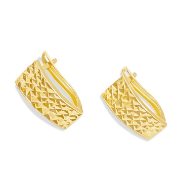 Arany Francia Kapcsos Fülbevaló AU 90989