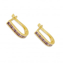 Arany Francia Kapcsos Fülbevaló AU 92832