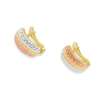 Arany Francia Kapcsos Fülbevaló AU 92917