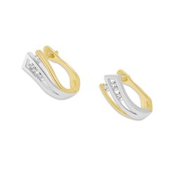 Arany Francia Kapcsos Fülbevaló AU 92994