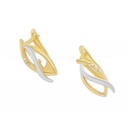 Arany Francia Kapcsos Fülbevaló AU 92998