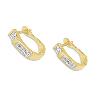 Arany Francia Kapcsos Fülbevaló AU 92999