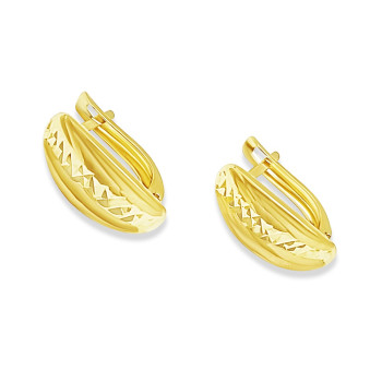 Arany Francia Kapcsos Fülbevaló AU 96042