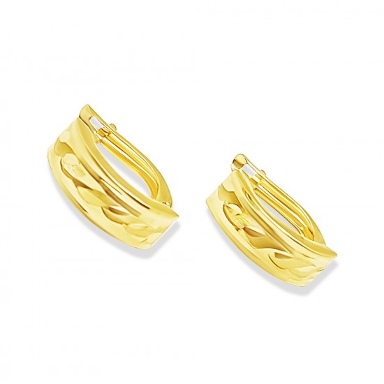 Arany Francia Kapcsos Fülbevaló AU 96052