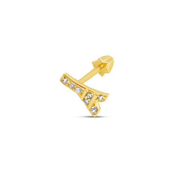 Arany Fülpiercing AU 85954