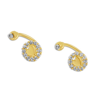 Arany Fülpiercing AU 92021