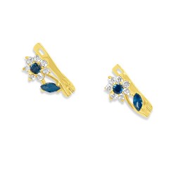 Arany Francia Kapcsos Fülbevaló AU 93540