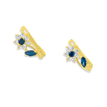 Arany Francia Kapcsos Fülbevaló AU 93540