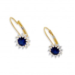 Arany Hagyományos Kapcsos Fülbevaló AU 91788