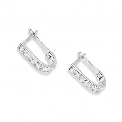 Fehérarany Francia Kapcsos Fülbevaló AU 95389 Fehérarany Francia Kapcsos Fülbevaló AU 95389