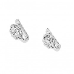 Fehérarany Francia Kapcsos Fülbevaló AU 96074