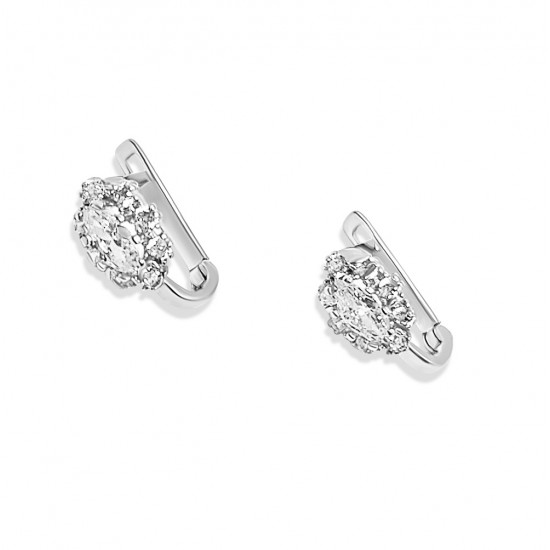 Fehérarany Francia Kapcsos Fülbevaló AU 96074