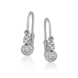 Fehérarany Gyermek Fülbevaló AU 64257 Fehérarany Gyermek Fülbevaló AU 64257