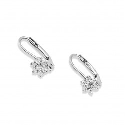 Fehérarany Hagyományos Kapcsos Fülbevaló AU 93667 Fehérarany Hagyományos Kapcsos Fülbevaló AU 93667