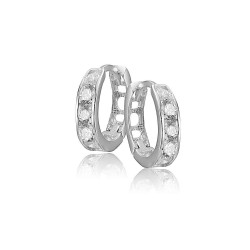 Fehérarany Karika Fülbevaló AU 93826 Fehérarany Karika Fülbevaló AU 93826