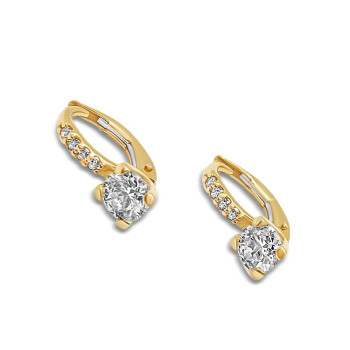 Arany Hagyományos Kapcsos Fülbevaló AU 78339