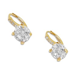 Arany Hagyományos Kapcsos Fülbevaló AU 91472