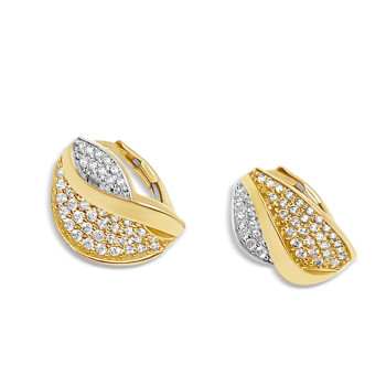 Arany Hagyományos Kapcsos Fülbevaló AU 91301