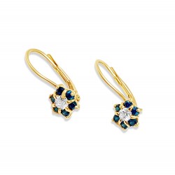 Arany Hagyományos Kapcsos Fülbevaló AU 91850