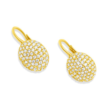 Arany Hagyományos Kapcsos Fülbevaló AU 93325