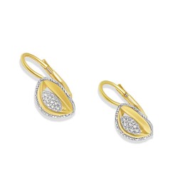 Arany Hagyományos Kapcsos Fülbevaló AU 93995