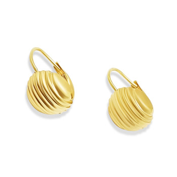 Arany Hagyományos Kapcsos Fülbevaló AU 94492