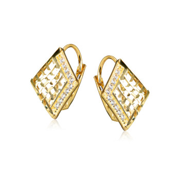 Arany Hagyományos Kapcsos Fülbevaló AU 94496